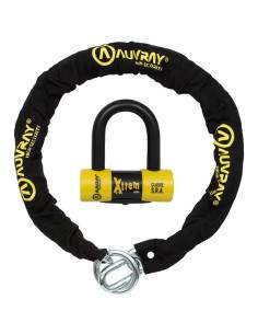 Antivol Auvray Chaine X-Lock 120CM et Cadenas SRA AUVRAY - 47.772831 Approuvé par les compagnies d'assurance grâce à son homolog