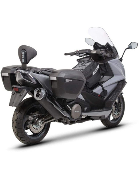 Kit de Fixation Dosseret SHAD K0DW15RV | Kymco Down Town 125/350 | 2016 à 2021
