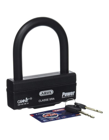 Antivol U Abus Granit 58/140 avec Chaine 120cm SRA