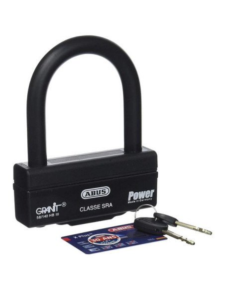 Antivol U Abus Granit 58/140 avec Chaine 120cm SRA