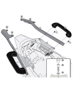 Support Top Case 1132FZ | Honda VFR 800F | 2014 à 2020 2