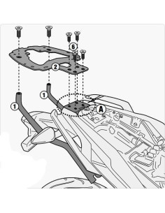 Support Top Case Givi BMW G 310-R | 2017 à 2021 2