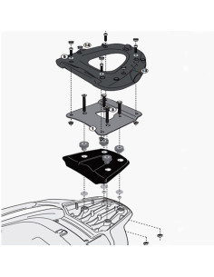 Support Top Case Givi Monolock MP3 300-500 (Sport-BUSINESS) | 2014 à 2017
