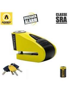 BLOQUE DISQUE ALARME AUVRAY SRA - B-LOCK-10 JAUNE/NOIR