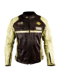 Blouson Racer Archive en Cuir