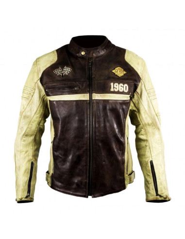 Blouson Racer Archive en Cuir
