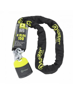 Antivol Auvray k-block Chaine et Cadenas 1,50m 2