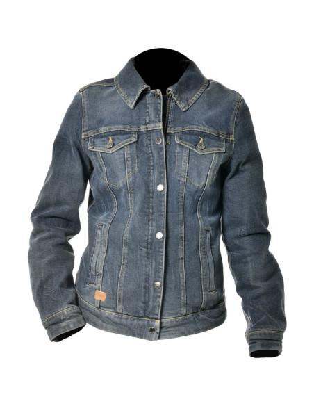 Veste Jean Moto Femme Overlap Harper