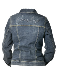 Veste Jean Moto Femme Overlap Harper 2