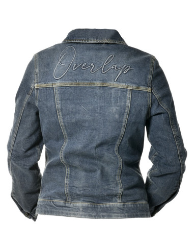 Veste Jean Moto Femme Overlap Harper