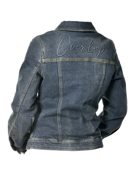 Veste Jean Moto Femme Overlap Harper