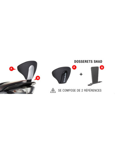 Dosseret Scooter - Dosseret Shad Universel