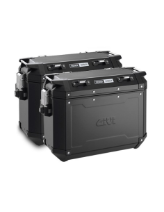 Paire de Valises Latérales Trekker 37 Litres Noir
