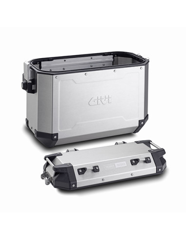 Paire de Valises Latérales Trekker 37 Litres Aluminium