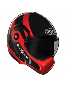 Casque Roof RO9 BoXXer Fuzo Noir-Rouge