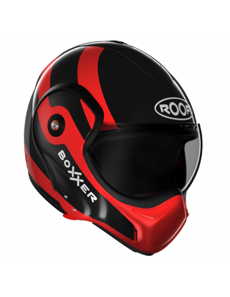 Casque Roof RO9 BoXXer Fuzo Noir-Rouge