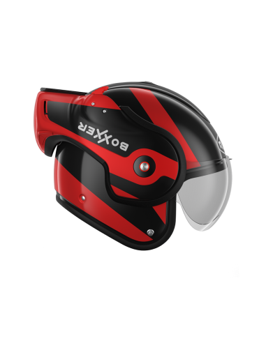 Casque Roof RO9 BoXXer Fuzo Noir-Rouge