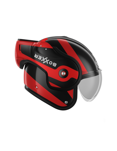Casque Roof RO9 BoXXer Fuzo Noir-Rouge