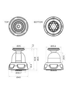 Support Smartphone Quad-Lock 360 Bras Simple Pivot 2