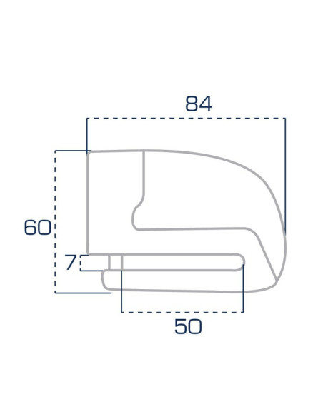 Bloque Disque avec Alarme Chaft FR6 - AV173