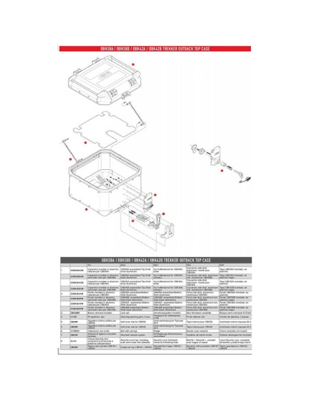 Système de Déverrouillage pour Trekker OBK58 ou OBK42