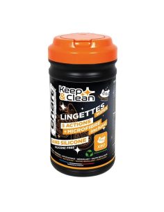 Lingettes moto Chaft Keep & Clean 5 actions - 80 Lingettes
