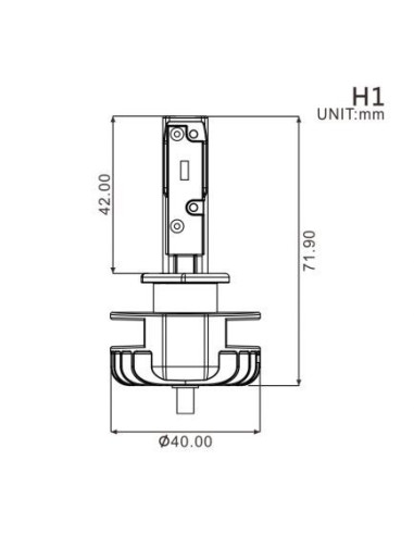 Ampoule H1 Led