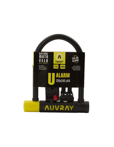 Antivol-U avec Alarme Auvray pour moto et vélo