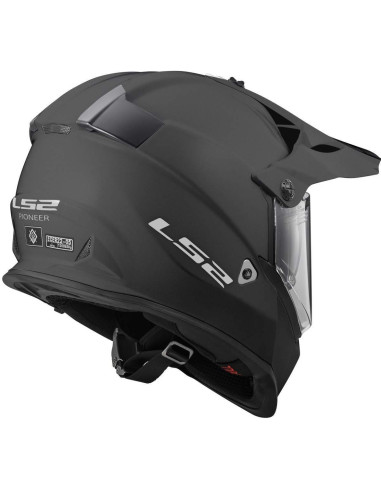 Casque LS2 MX436 Pioneer Titanium | Casque Cross et Touring