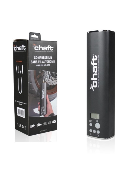 Gonfleur Pneu Moto Chaft Sans fil et Autonome
