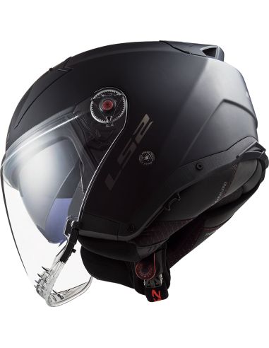 Casque Jet LS2 Infinity 2 Noir Mat - Homologué ECE 22.06