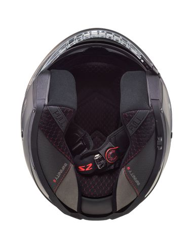 Casque Jet LS2 Infinity 2 Flat Black - Homologué ECE 22.06