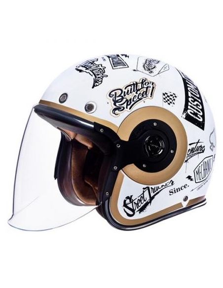 Casque Jet SMK Retro