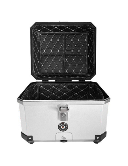 Top Case Weckio 38 Litres Aluminium avec dosseret