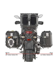 Support Valise Moto Yamaha Ténéré 700 - Givi PLO2145CAM 2