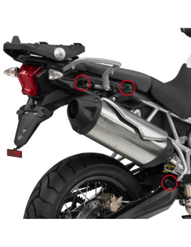 Support Valise Moto Triumph TIGER 800 & 800 XC