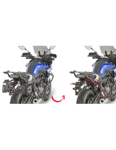 Support Valise Rapide Yamaha MT07 Tracer 700 2016 à 2019 2
