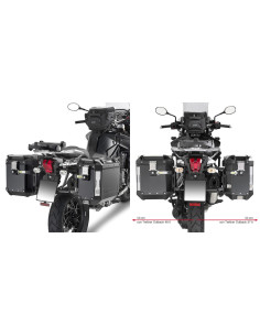 Support Valise Latérale Triumph Tiger 1200 | Givi PL6408CAM 2