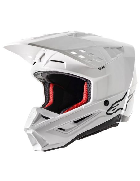 Casque Cross Alpinestars SM5 Blanc