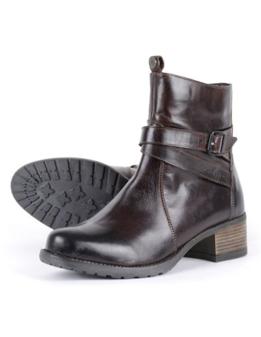 Bottines Moto Femme V'Quattro Legacy 2 Lady Marron