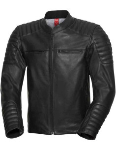 Blouson Moto Cuir IXS Eliott Noir