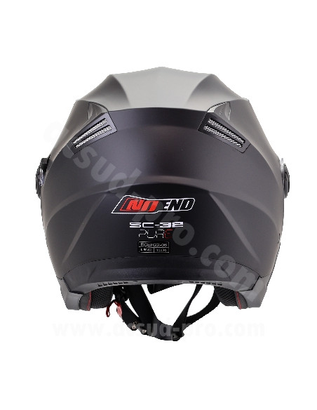 Casque Noend SC-32 à Double Écran NOEND - 66.58 NOEND vous dévoile le Casque Jet pour moto Pure SC-32 parfait votre trajet quoti
