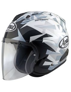 Casque Arai SZ.R Vas Evo Mimesis Noir et Blanc