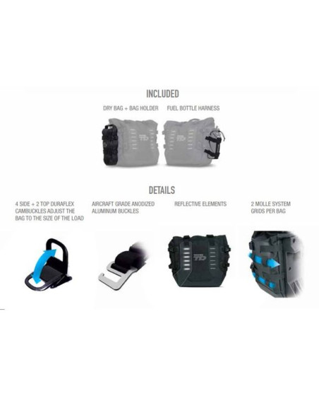 Valises Sacoches Cavalieres Shad TR40 Terra