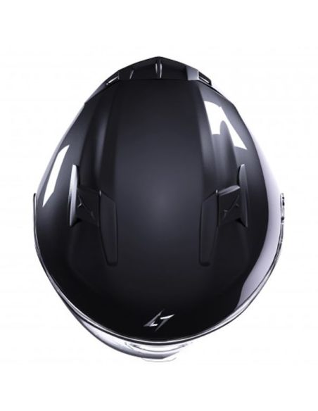 Casque Jet Stormer Rival Noir Brillant
