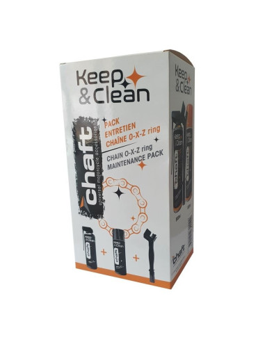 Kit Entretien Chaine de Chaft Keep & Clean Pack