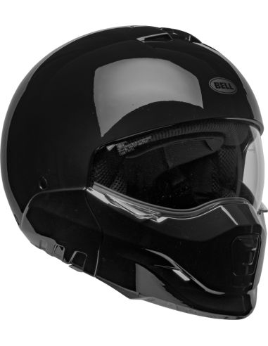 Casque Bell Broozer homologué ECE 22-06 Noir Brillant