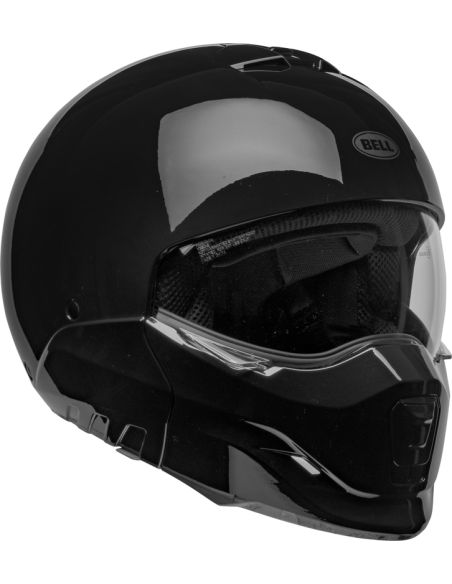 Casque Bell Broozer homologué ECE 22-06 Noir Brillant
