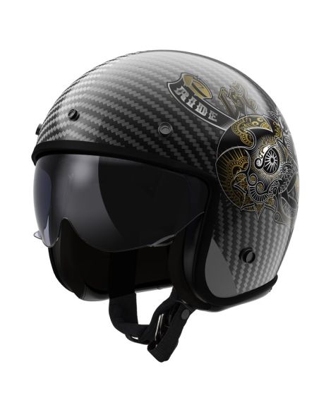 Casque LS2 Jet BOB 2 Carbone CUSTOM