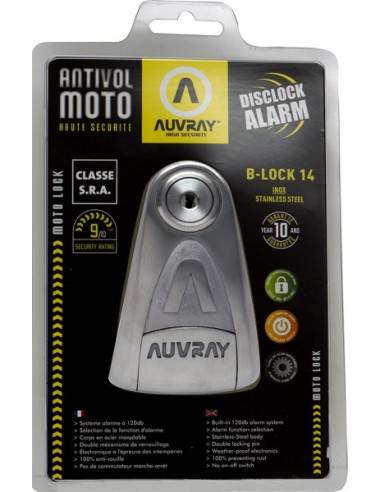 Bloque Disque Auvray SRA B-Lock 14 avec Alarme AUVRAY